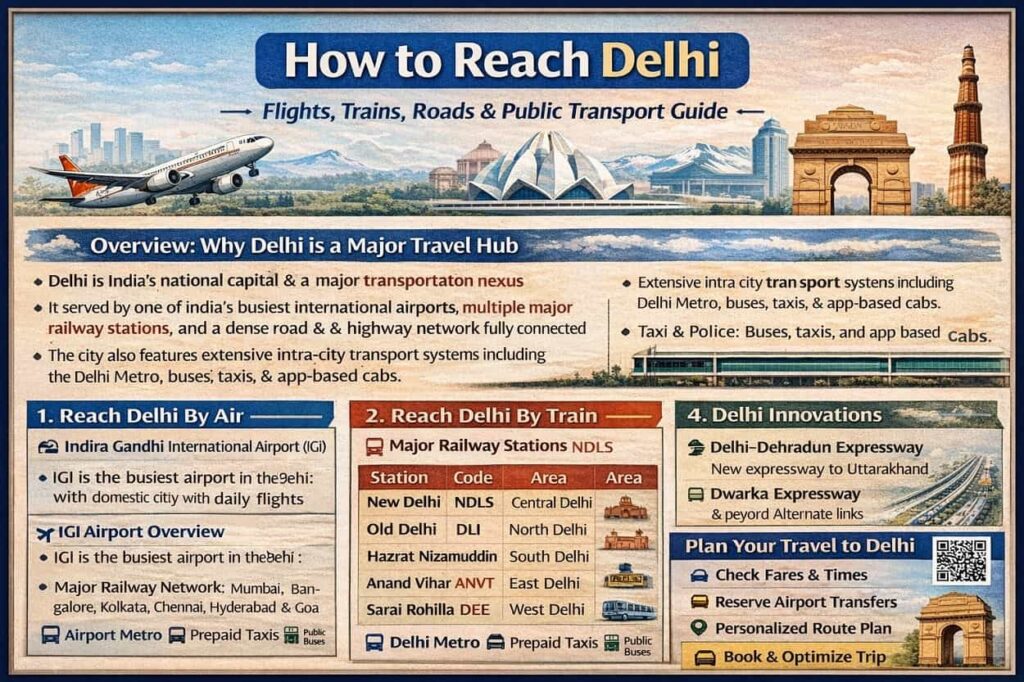 How to Reach Delhi