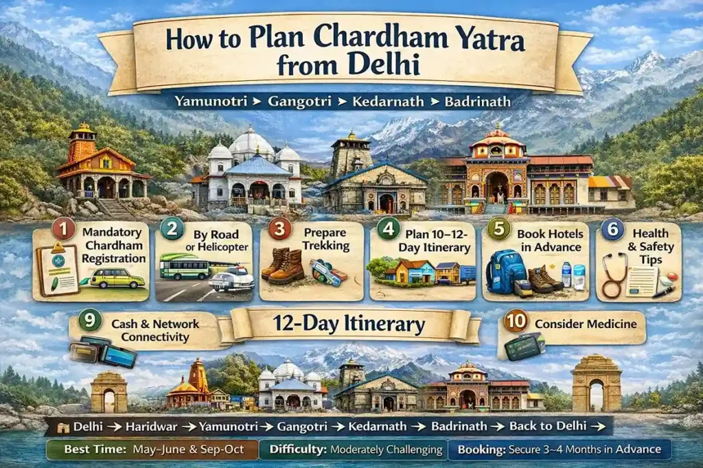 How to Plan Chardham Yatra from Delhi