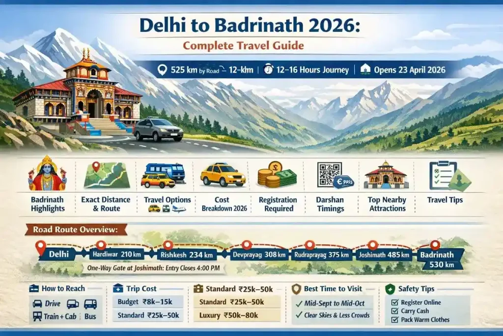 Delhi to Badrinath