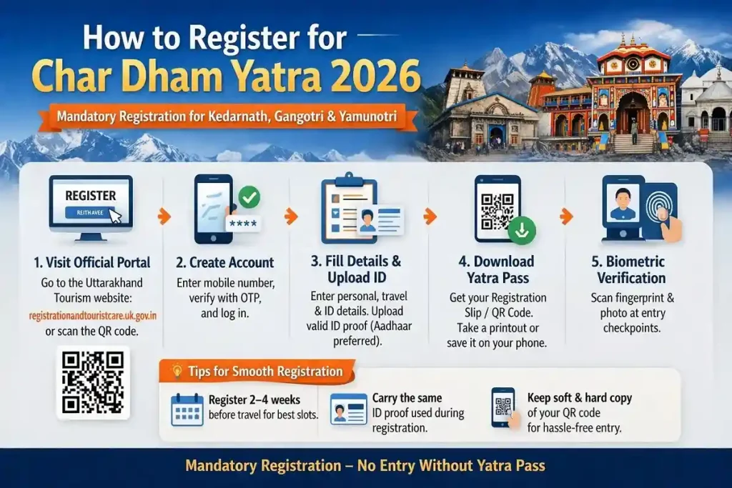 How to Register for Char Dham Yatra
