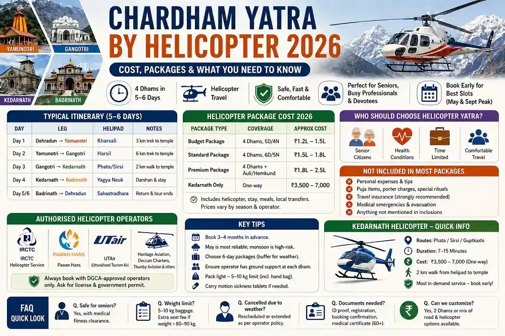 Chardham Yatra by Helicopter