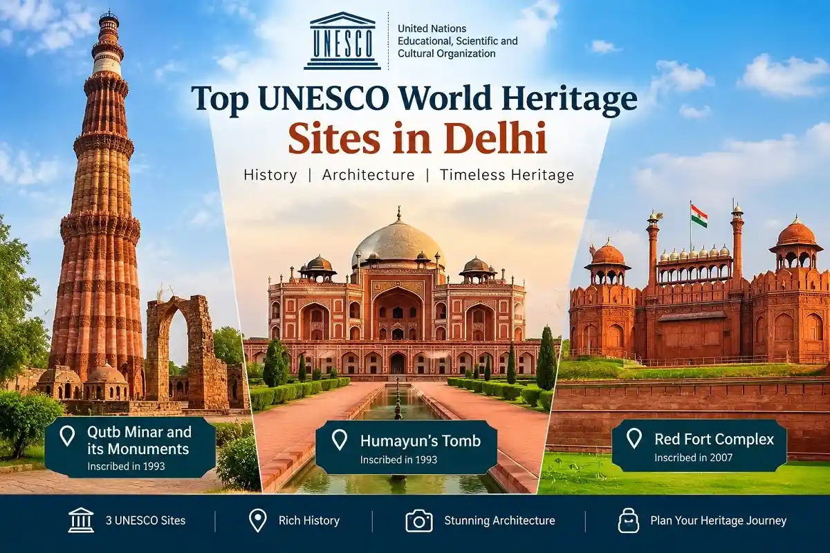 Top UNESCO World Heritage Sites in Delhi